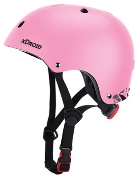 Skate helmet for kids pink