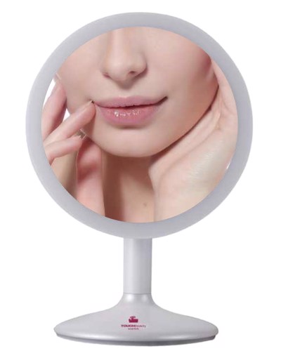 TouchBeauty TB-1677 specchietto per trucco Libera installazione Rotondo Bianco