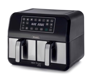 Friggitrice ad aria dual 1700w 4+4lt. timer digitale