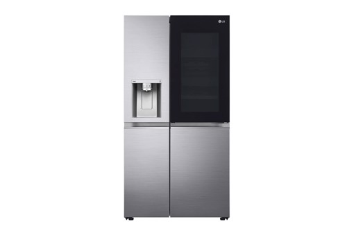 LG GSXV91PZAE frigorifero side-by-side Libera installazione 635 L E Nero, Acciaio inossidabile