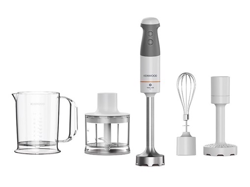 Kenwood HBM40.306WH frullatore Frullatore ad immersione 850 W Grigio, Trasparente, Bianco