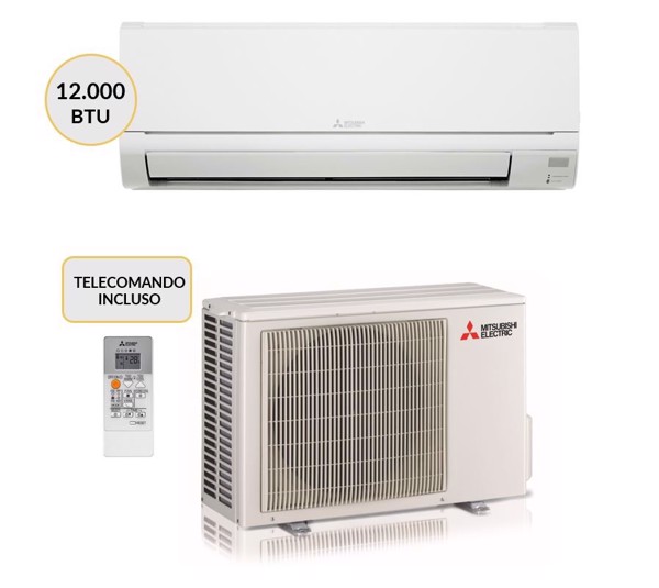 Mitsubishi Electric MUZ-HR35VF + MSZ-HR35VFK Climatizzatore MONO split system Bianco 12000 btu Wi-Fi