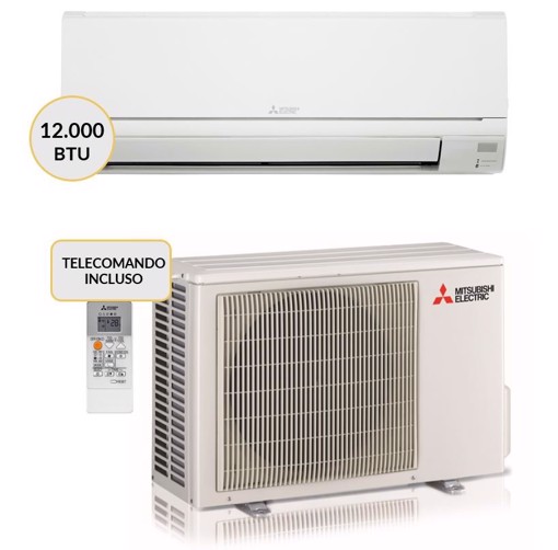 Mitsubishi Electric MUZ-DW35VF + MSZ-DW35VF Climatizzatore MONO split system Bianco 12000 btu