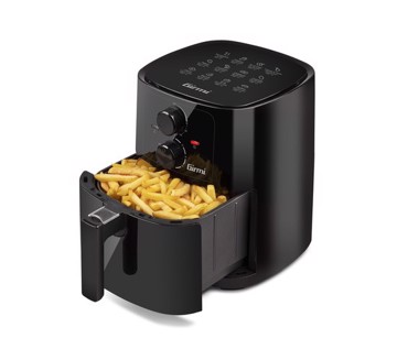 Friggitrice ad aria 1400w 5 lt. nera timer