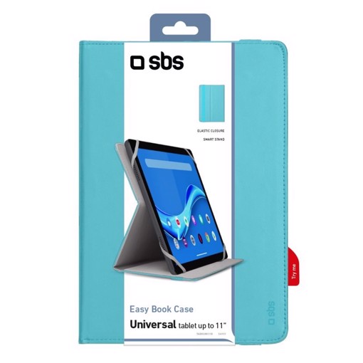 SBS TABKUNI11B custodia per tablet 27,9 cm (11") Custodia a libro Blu