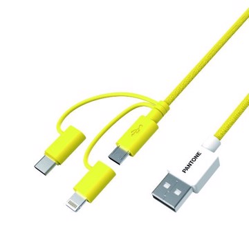 3in1 cable yellow1 1 2 mt