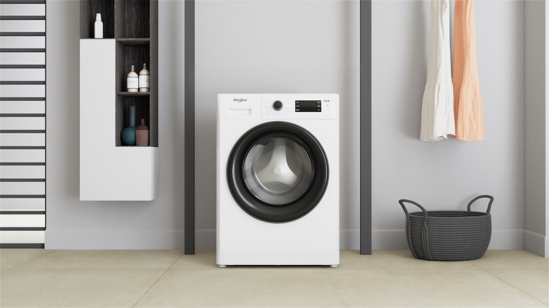Whirlpool FWSG 61251 B IT N lavatrice Caricamento frontale 6 k
