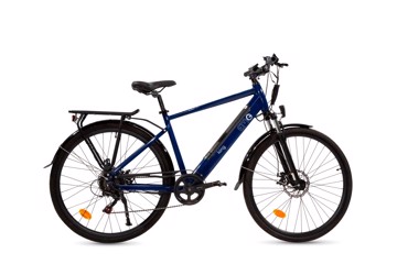 Emg king citybike 28" blu ruote da 28', batteria 13ampe