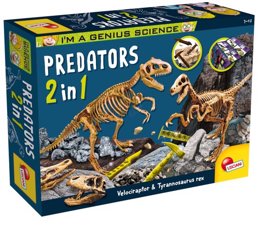 Lisciani I'm a Genius Predators 2 in 1