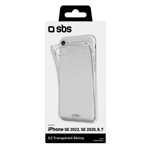 SBS Skinny cover custodia per cellulare 11,9 cm (4.7") Trasparente