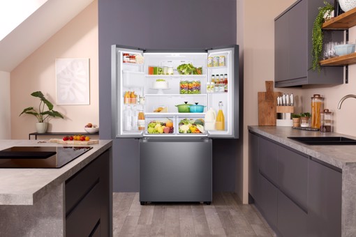 Samsung RF50A5202S9/ES frigorifero side-by-side Libera installazione 495 L F Acciaio inossidabile