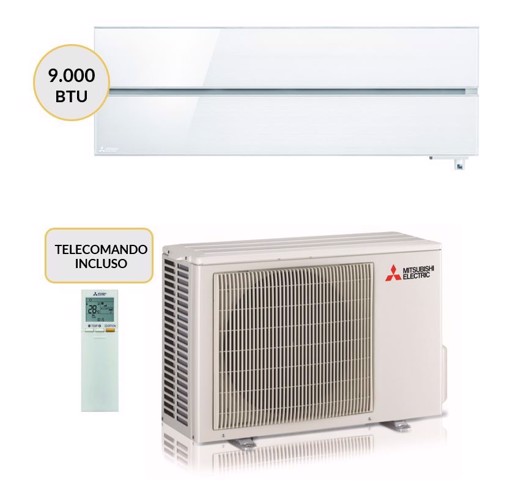 Mitsubishi Electric Kirigamine MUZ-LN25VG +MSZ-LN25VGV Climatizzatore MONO split system Bianco 9000 btu