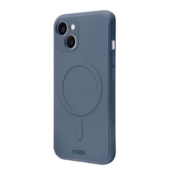 Cover magsafe rubber iphone 13 colore blu