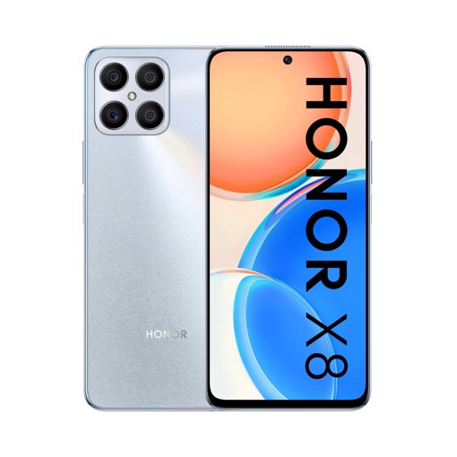Honor X8 17 cm (6.7") Doppia SIM Android 11 4G USB tipo-C 6 GB 128 GB 4000 mAh Argento