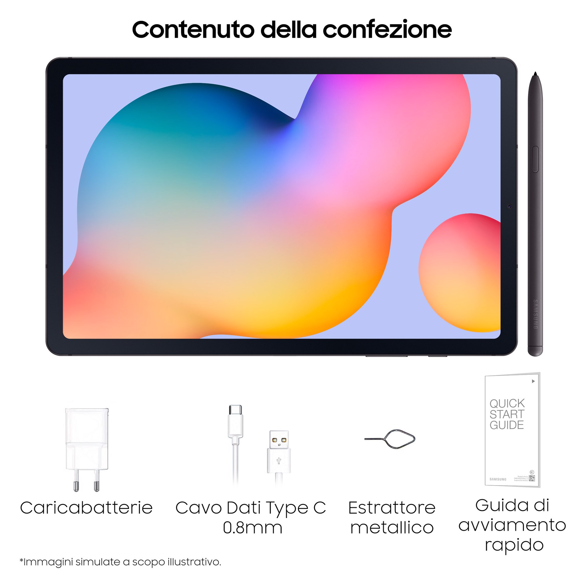 SAMSUNG Galaxy Tab S6 Lite (2022) Tablet Android 10.4 Pollici Wi-Fi RAM 4  GB, 64 GB espandibili Tablet Android 12 Oxford Gray, Tablet in Offerta su  Stay On