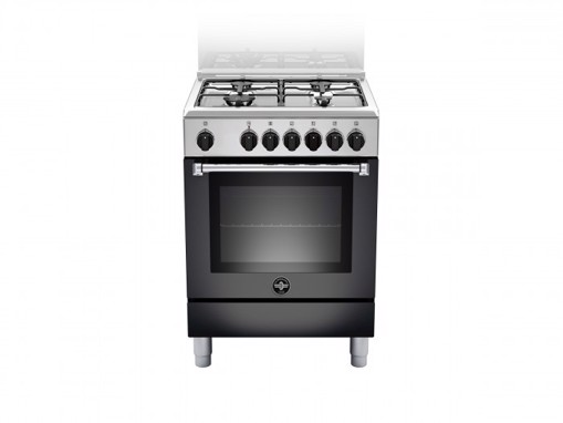 Bertazzoni La Germania Americana AMN664ENEV cucina Gas Nero A