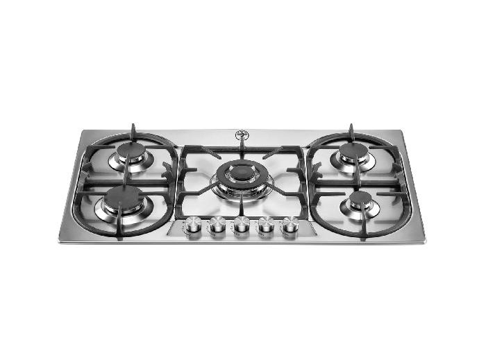 Bertazzoni La Germania P7101D9X/19 piano cottura Acciaio inossidabile Da  incasso 75 cm Gas 5 Fornello(i), Piani Cottura a Gas in Offerta su Stay On