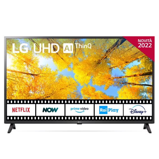 LG UHD 4K 43'' Serie UQ75 43UQ75006LF Smart TV NOVITÀ 2022