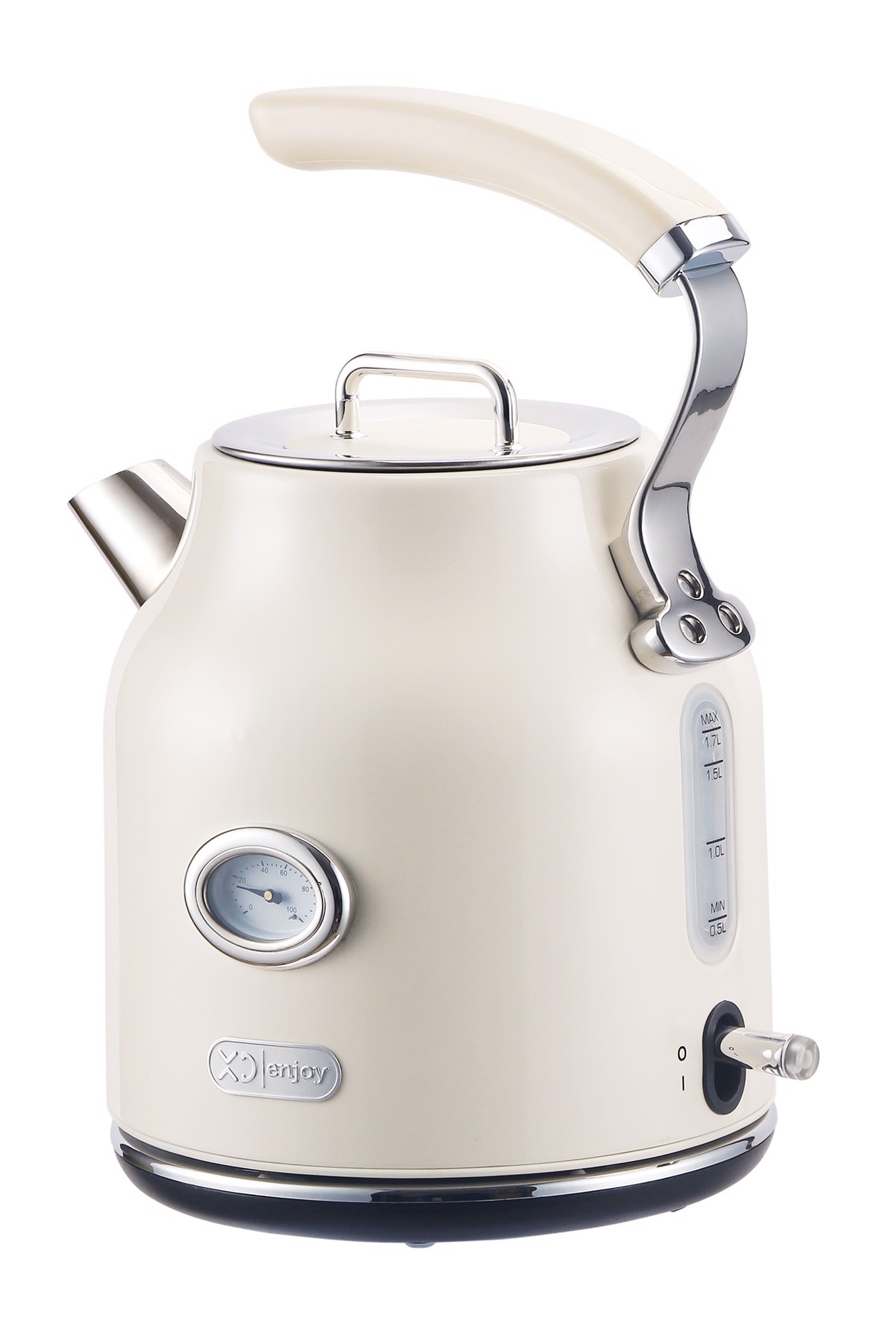 XD Enjoy XD XDHA148 bollitore elettrico 1,7 L 2200 W Avorio vintage, Bollitori in Offerta su Stay On