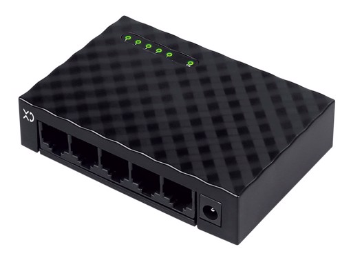 XD XDTX55BLK switch di rete Gigabit Ethernet (10/100/1000) Nero
