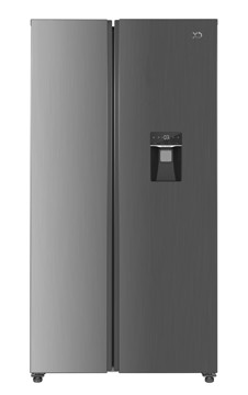 Frigorifero side by side inox h177 l90 p66 inverter dispens