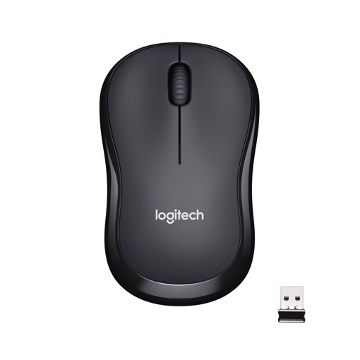 Logitech M220 SILENT Mouse Wireless, 2,4 GHz con Ricevitore USB, Tracciamento Ottico 1000 DPI, Durata Batteria di 18 Mesi, Ambidestro, Compatibile con PC, Mac, Laptop