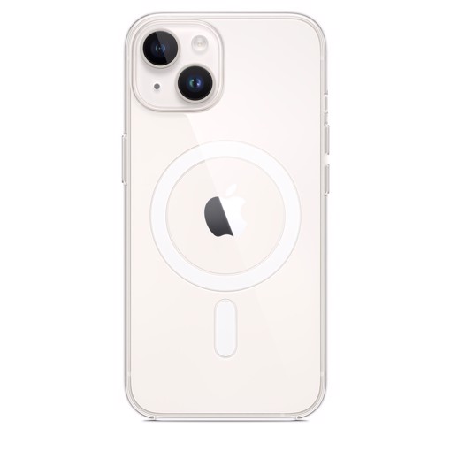 CUSTODIA MAGSAFE TRASPARENTE PER IPHONE 14