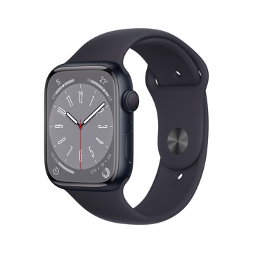 Apple watch serie 8 45mm case with midnight sport