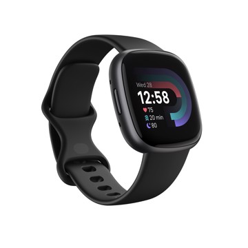 Fitbit versa 4 nero/nero hr,imper,notifiche,gps