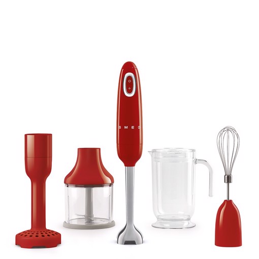 Smeg HBF22RDEU frullatore Frullatore ad immersione 700 W Rosso