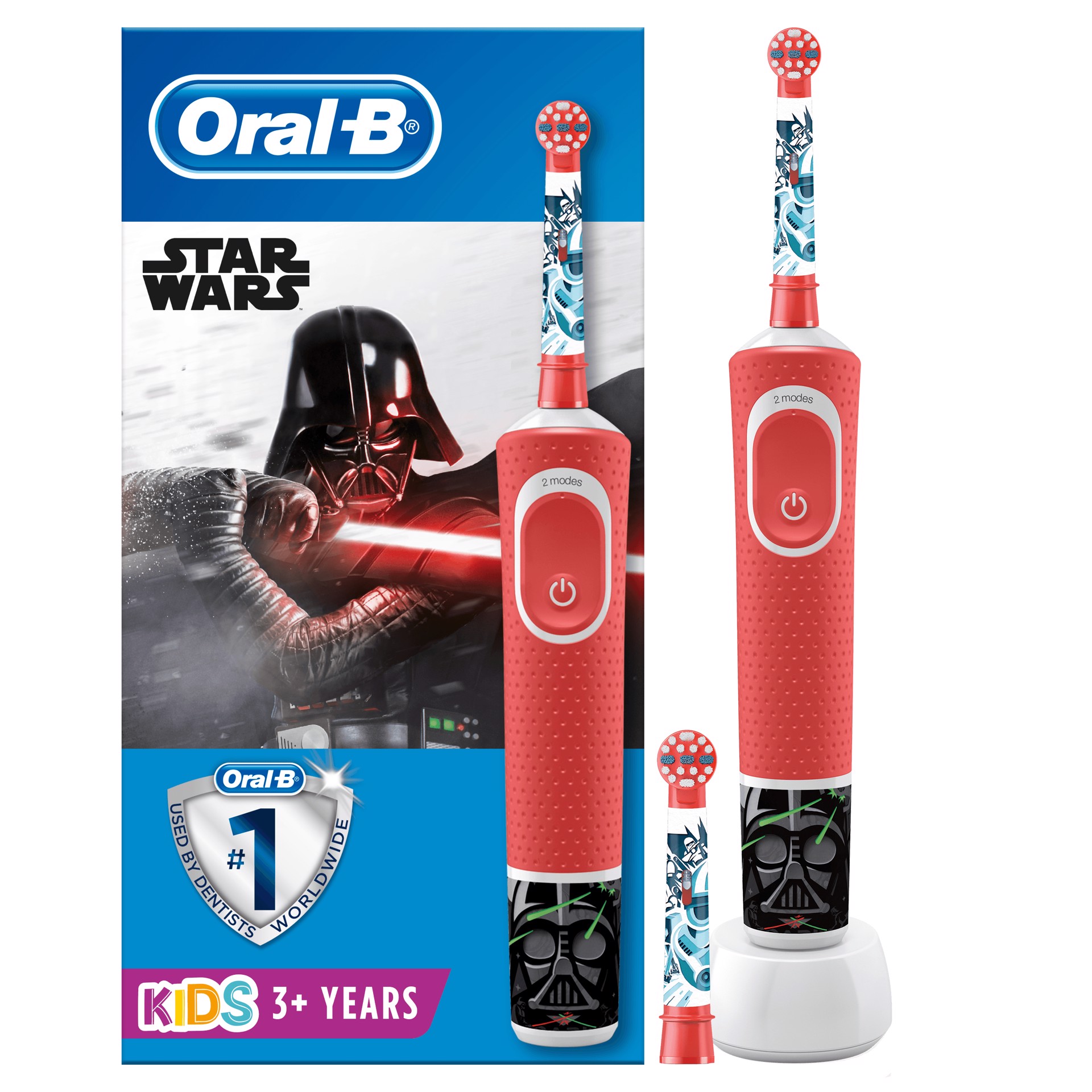 ORAL-B Kids Spazzolino Elettrico Ricaricabile 1 Manico con Personaggi di  Star Wars e 2 Testine. 3+ anni, Spazzolini elettrici e Idropulsori in  Offerta su Stay On