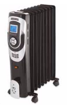 Radiatore elettrico olio 9el display digitale