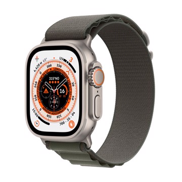 Apple watch ultra gps + cell 49mm, case, green