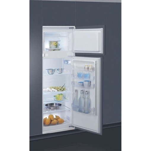 Indesit T 16 A1 D/I 1 frigorifero con congelatore Da incasso 239 L F Acciaio inossidabile