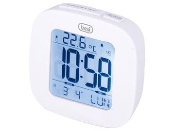 Sveglia Digitale E Termometro Lcd Ora Temp Data Alarm