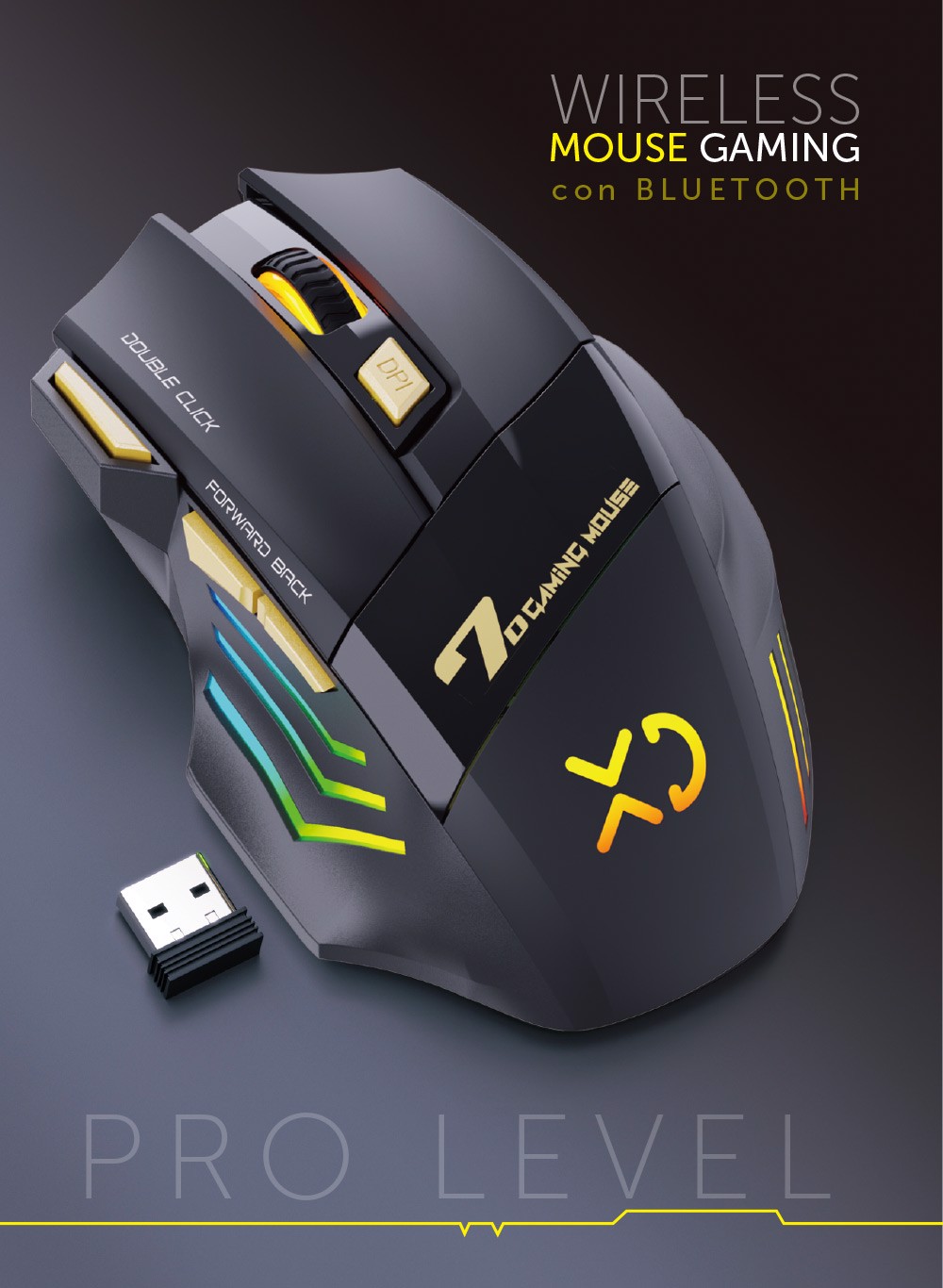 XD Enjoy XD XDIMCX7BT mouse Mano destra Bluetooth 3200 DPI, Mouse -  Tavolette grafiche in Offerta su Stay On