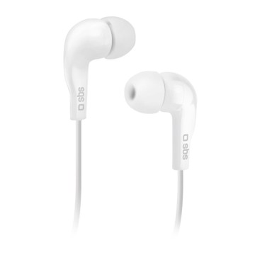 Auricolare in-ear con tasto alla risposta, Jack 3,5 mm , blister Pack , colore Bianco