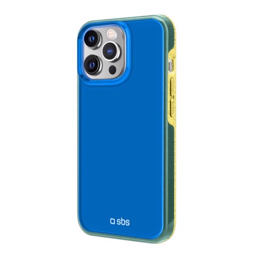 SBS Cover compostabile con finitura trasparente colorata per iPhone 13 Pro Max