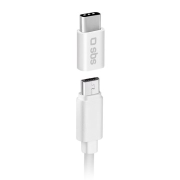 Adattatore Micro USB femmina a Type C maschio per caricabatterie