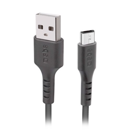 SBS Cavo dati 2 m nero - Connettori USB a Micro-USB