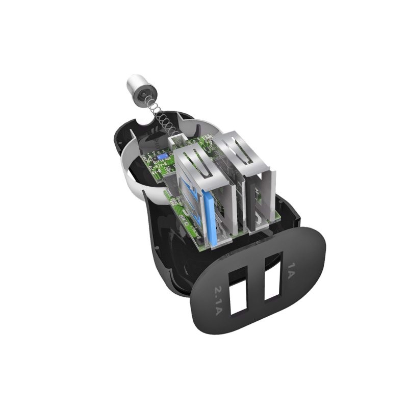 SBS Kit caricatore auto 10 Watt - Ricarica rapida con due porte USB e cavo  USB e USB-C incluso, Caricabatterie in Offerta su Stay On