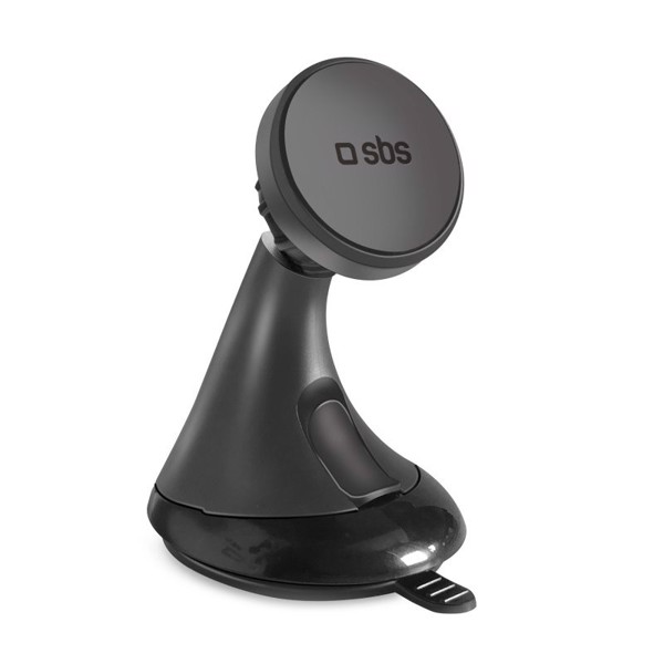 SBS Wind Wide - Supporto auto orientabile per telefono con fissaggio a ventosa