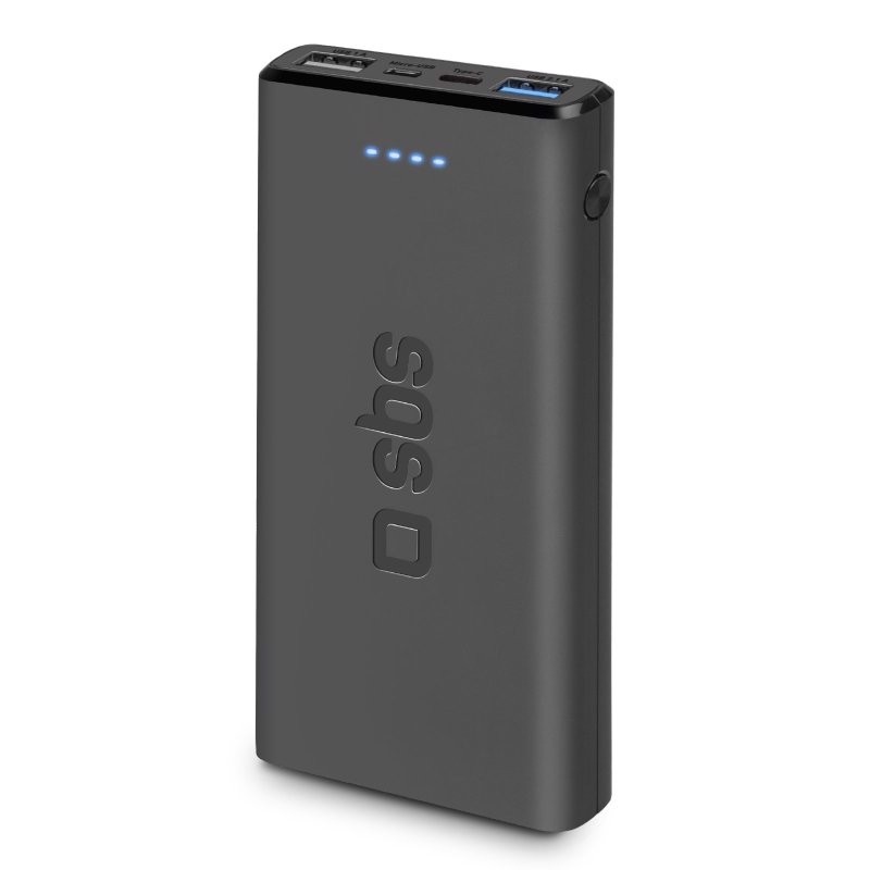 SBS Power bank 10.000 mAh extra slim con porta USB 2.1A Intelligent Charge  (IC), Powerbank in Offerta su Stay On