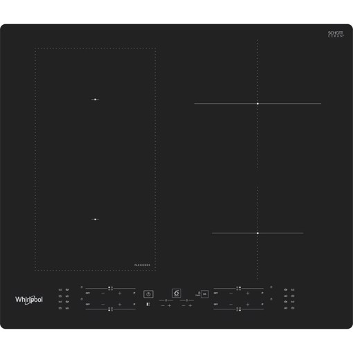 Whirlpool WL B8160 NE Nero Da incasso 59 cm Piano cottura a induzione 4 Fornello(i)