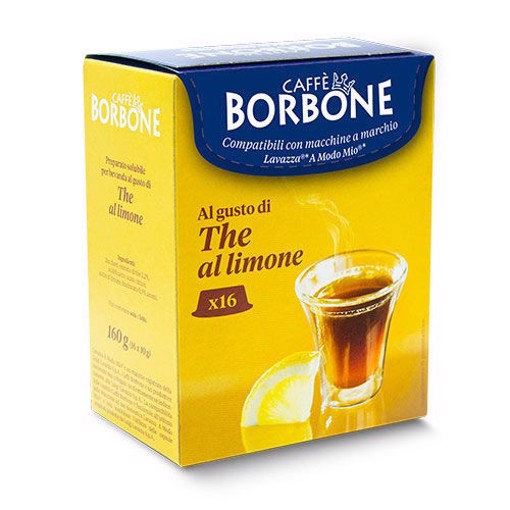 Caffe Borbone Capsule per Lavazza a modo mio Tè al limone 16 pz