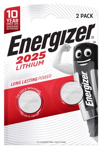 Energizer 638708 batteria per uso domestico Batteria monouso CR2025 Litio