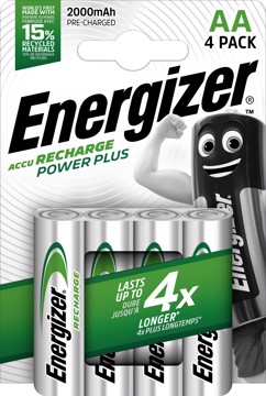 Energizer Power Plus Aa Bp4 Precar. 2000