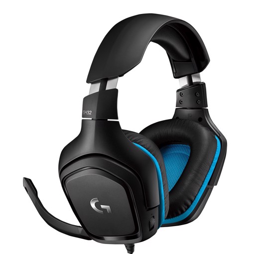 Logitech G G432 Auricolare Cablato A Padiglione Giocare Nero, Blu