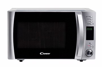 Forno microonde con grill 25lt 900w crisp digital silver