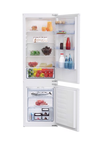 Beko BCHA275K4SN frigorifero con congelatore Da incasso 255 L E Bianco